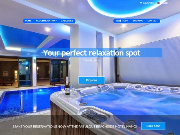 Izrada internetske stranice za Hotel Nano Drvenik