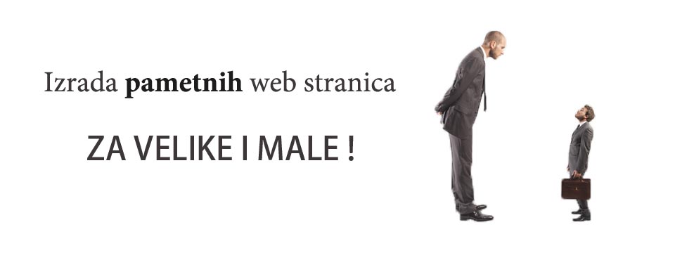 Izrada pametnih web stranica za male i velike klijente