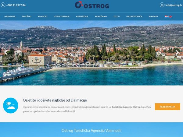 Izrada responzivne internetske stranice za turističku agenciju Ostrog