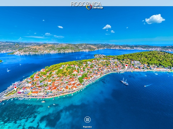 Virtualna šetnja u 360 za turističku zajednicu Rogoznica
